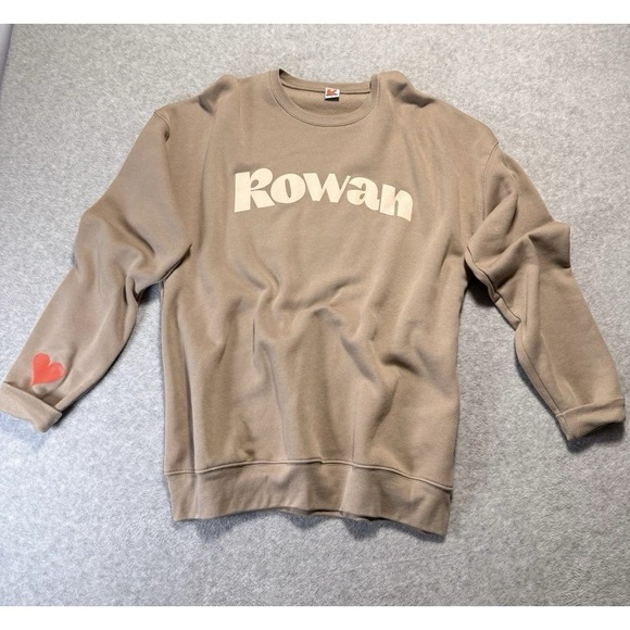 Men's Brown Sweater Size Large Rowan Brand Long Sleeves - Picture 2 of 10